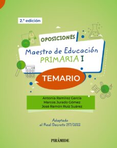 Libro, Audiolibro Oposiciones. Maestro De Educación Primaria I: Temario (2ª Ed.) Oposiciones. Maestro De Educación Primaria I: Temario (2ª Ed.)