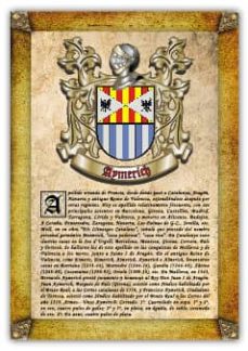 Apellido Aymerich / Origen, Historia Y Heráldica De Los Linajes Y Apellidos Españoles E Hispanoamericanos