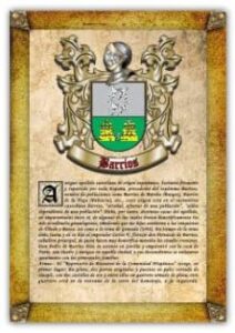 Apellido Barrios / Origen, Historia Y Heráldica De Los Linajes Y Apellidos Españoles E Hispanoamericanos