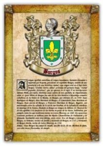 Apellido Burgos / Origen, Historia Y Heráldica De Los Linajes Y Apellidos Españoles E Hispanoamericanos
