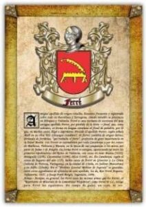 Apellido Ferré / Origen, Historia Y Heráldica De Los Linajes Y Apellidos Españoles E Hispanoamericanos