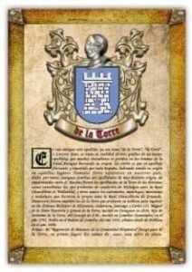 Apellido De La Torre / Origen, Historia Y Heráldica De Los Linajes Y Apellidos Españoles E Hispanoamericanos