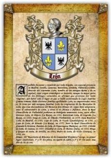Apellido León / Origen, Historia Y Heráldica De Los Linajes Y Apellidos Españoles E Hispanoamericanos