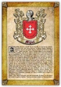 Apellido Miguel / Origen, Historia Y Heráldica De Los Linajes Y Apellidos Españoles E Hispanoamericanos