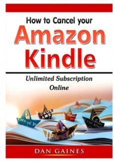 How To Cancel Amazon Kindle Unlimited Subscription Online